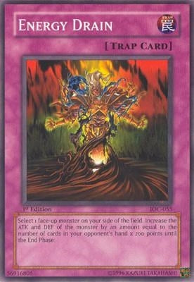 Image for Energy Drain (IOC-055) (Invasion of Chaos) - YuGiOh
