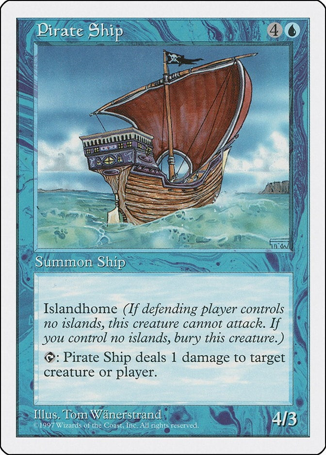 Image for Pirate Ship (Fifth Edition) - Magic: The Gathering