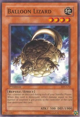 Image for Balloon Lizard (IOC-072) (Invasion of Chaos) - YuGiOh