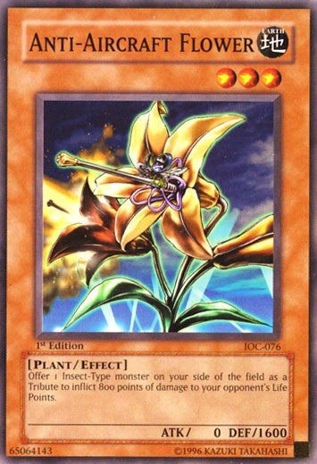 Image for Anti-Aircraft Flower (IOC-076) (Invasion of Chaos) - YuGiOh