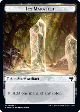 Image for Icy Manalith Token (17) (Kaldheim) - Magic: The Gathering