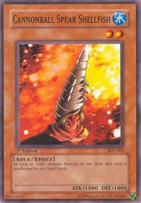 Image for Cannonball Spear Shellfish (IOC-085) (Invasion of Chaos) - YuGiOh