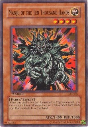 Image for Manju of the Ten Thousand Hands (IOC-088) (Invasion of Chaos) - YuGiOh