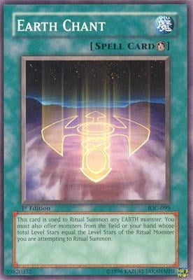 Image for Earth Chant (IOC-099) (Invasion of Chaos) - YuGiOh