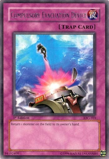 Image for Compulsory Evacuation Device (IOC-103) (Invasion of Chaos) - YuGiOh