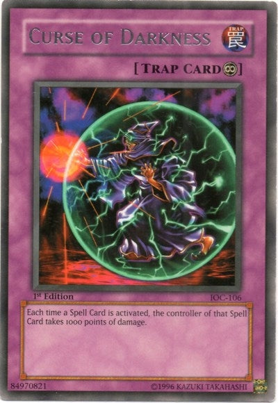 Image for Curse of Darkness (IOC-106) (Invasion of Chaos) - YuGiOh