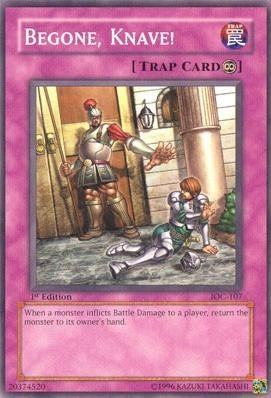 Image for Begone, Knave! (IOC-107) (Invasion of Chaos) - YuGiOh
