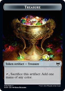 Image for Treasure // Bear Double-Sided Token (19 // 13) (Kaldheim) - Magic: The Gathering