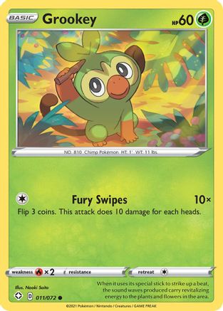 Grookey 011/072  Shining Fates - Common
