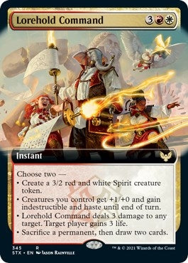 Image for Lorehold Command (Extended Art) (345) (Strixhaven: School of Mages) - Magic: The Gathering