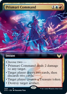 Image for Prismari Command (Extended Art) (348) (Strixhaven: School of Mages) - Magic: The Gathering