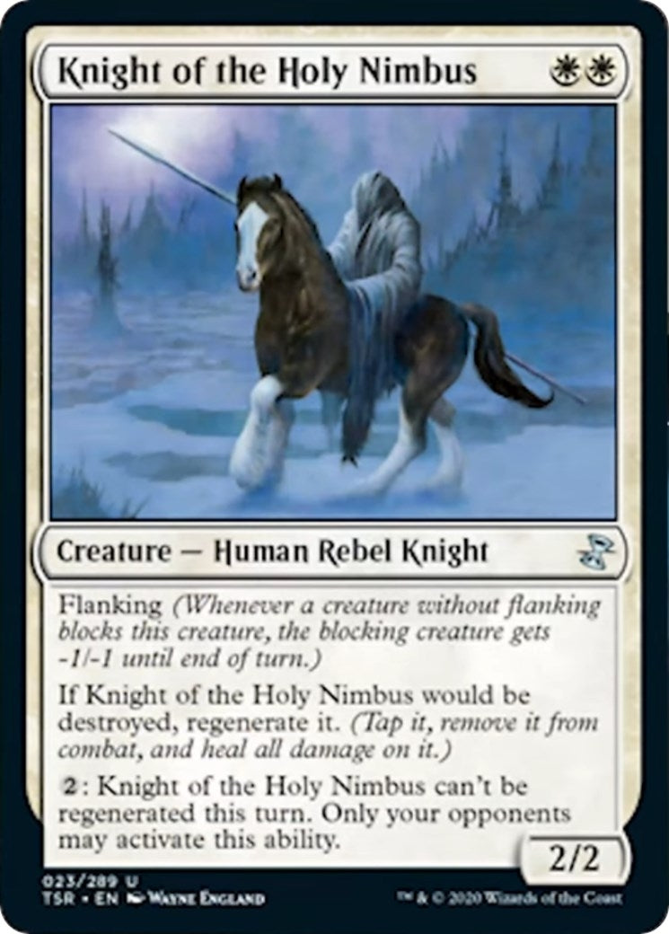 Image for Knight of the Holy Nimbus (23) (Time Spiral: Remastered) - Magic: The Gathering
