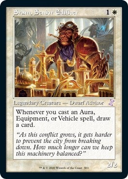 Image for Sram, Senior Edificer (303) (Time Spiral: Remastered) - Magic: The Gathering
