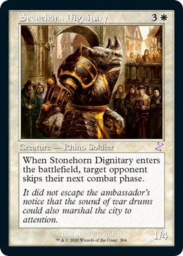 Image for Stonehorn Dignitary (304) (Time Spiral: Remastered) - Magic: The Gathering