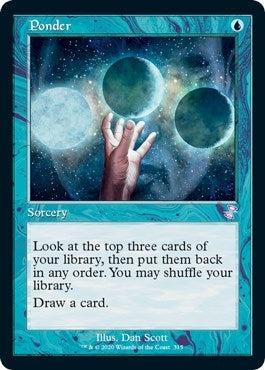 Image for Ponder (315) (Time Spiral: Remastered) - Magic: The Gathering
