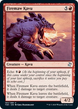 Image for Firemaw Kavu (163) (Time Spiral: Remastered) - Magic: The Gathering