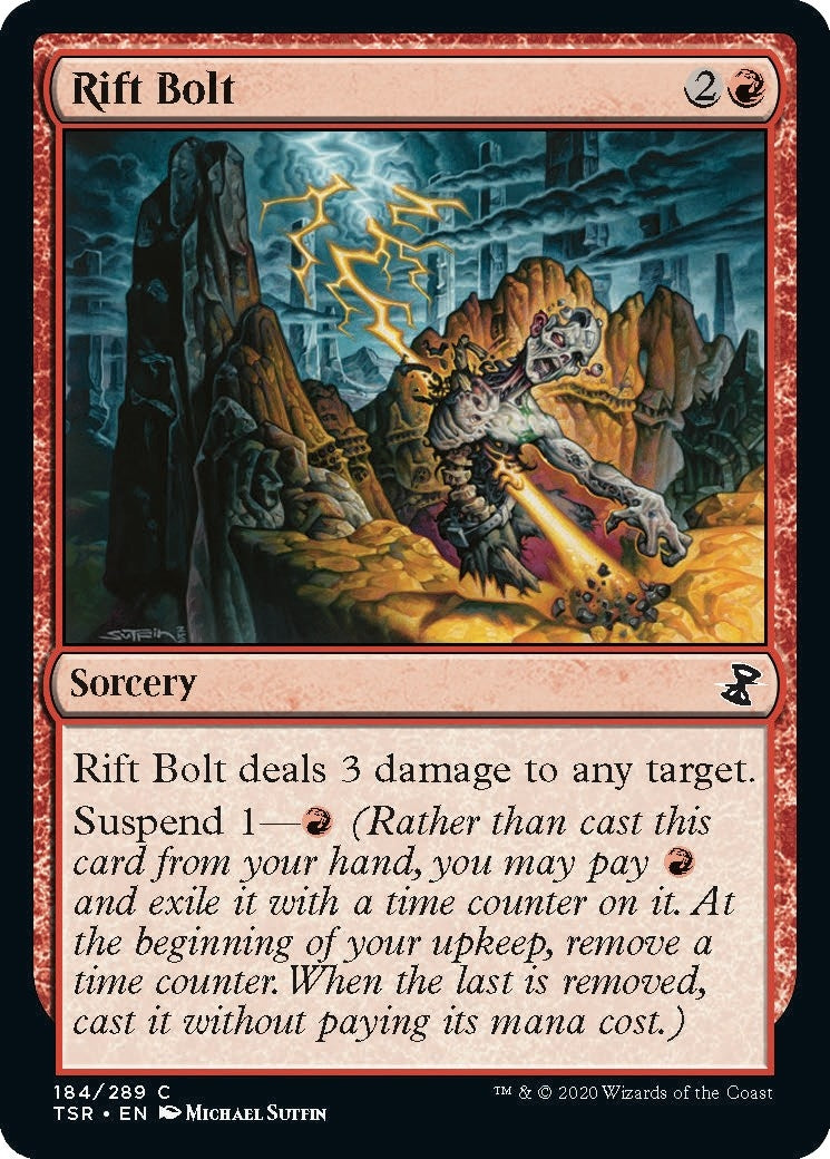 Image for Rift Bolt (184) (Time Spiral: Remastered) - Magic: The Gathering