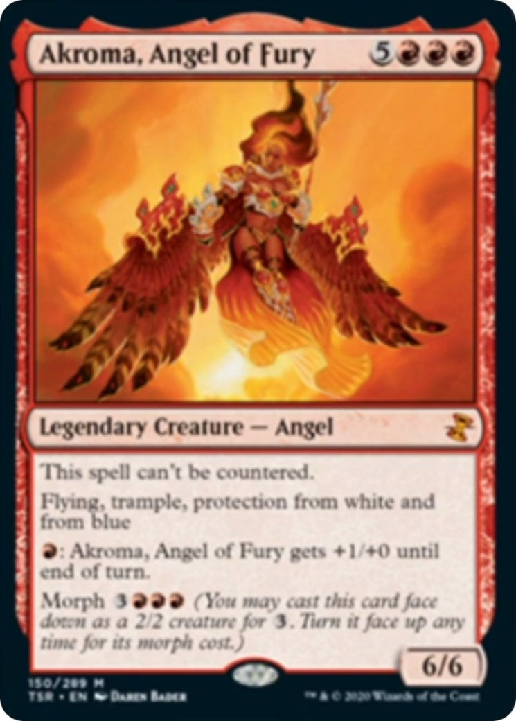 Image for Akroma, Angel of Fury (150) (Time Spiral: Remastered) - Magic: The Gathering