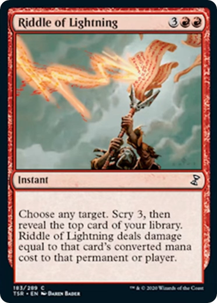 Image for Riddle of Lightning (183) (Time Spiral: Remastered) - Magic: The Gathering