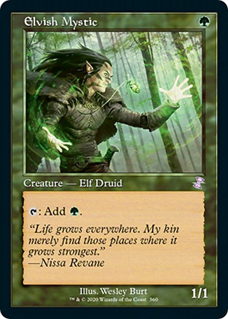 Image for Elvish Mystic (360) (Time Spiral: Remastered) - Magic: The Gathering