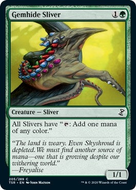 Gemhide Sliver (205) (Time Spiral: Remastered)