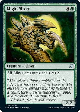 Image for Might Sliver (218) (Time Spiral: Remastered) - Magic: The Gathering