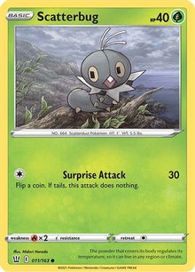 Scatterbug 011/163  SWSH05 Battle Styles - Common