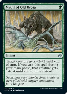 Image for Might of Old Krosa (217) (Time Spiral: Remastered) - Magic: The Gathering