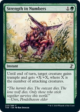 Image for Strength in Numbers (233) (Time Spiral: Remastered) - Magic: The Gathering