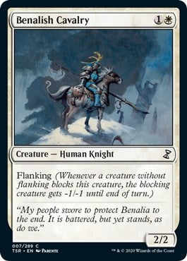 Image for Benalish Cavalry (7) (Time Spiral: Remastered) - Magic: The Gathering