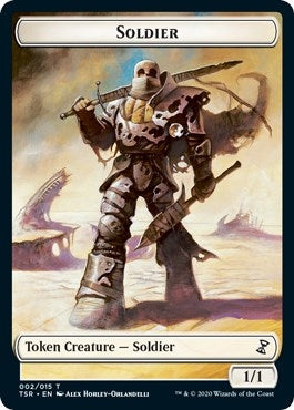 Soldier Token (2) (Time Spiral: Remastered)