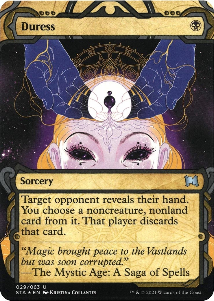 Image for Duress (Foil Etched) (29) (Strixhaven: Mystical Archives) - Magic: The Gathering