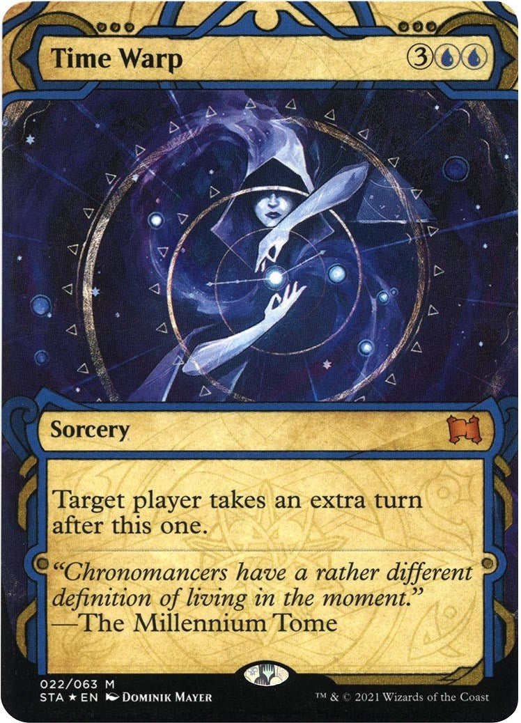 Image for Time Warp (Foil Etched) (22) (Strixhaven: Mystical Archives) - Magic: The Gathering