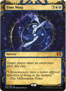 Image for Time Warp (Foil Etched) (22) (Strixhaven: Mystical Archives) - Magic: The Gathering