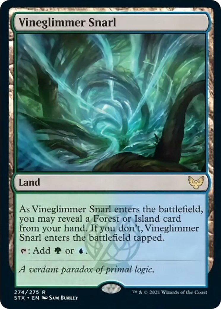 Image for Vineglimmer Snarl (274) (Strixhaven: School of Mages) - Magic: The Gathering