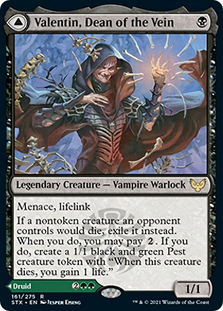 Image for Valentin, Dean of the Vein (161) (Strixhaven: School of Mages) - Magic: The Gathering