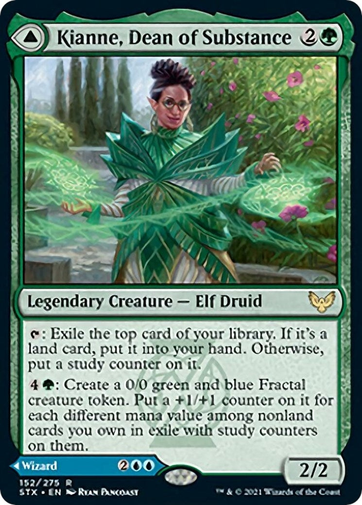 Image for Kianne, Dean of Substance (152) (Strixhaven: School of Mages) - Magic: The Gathering