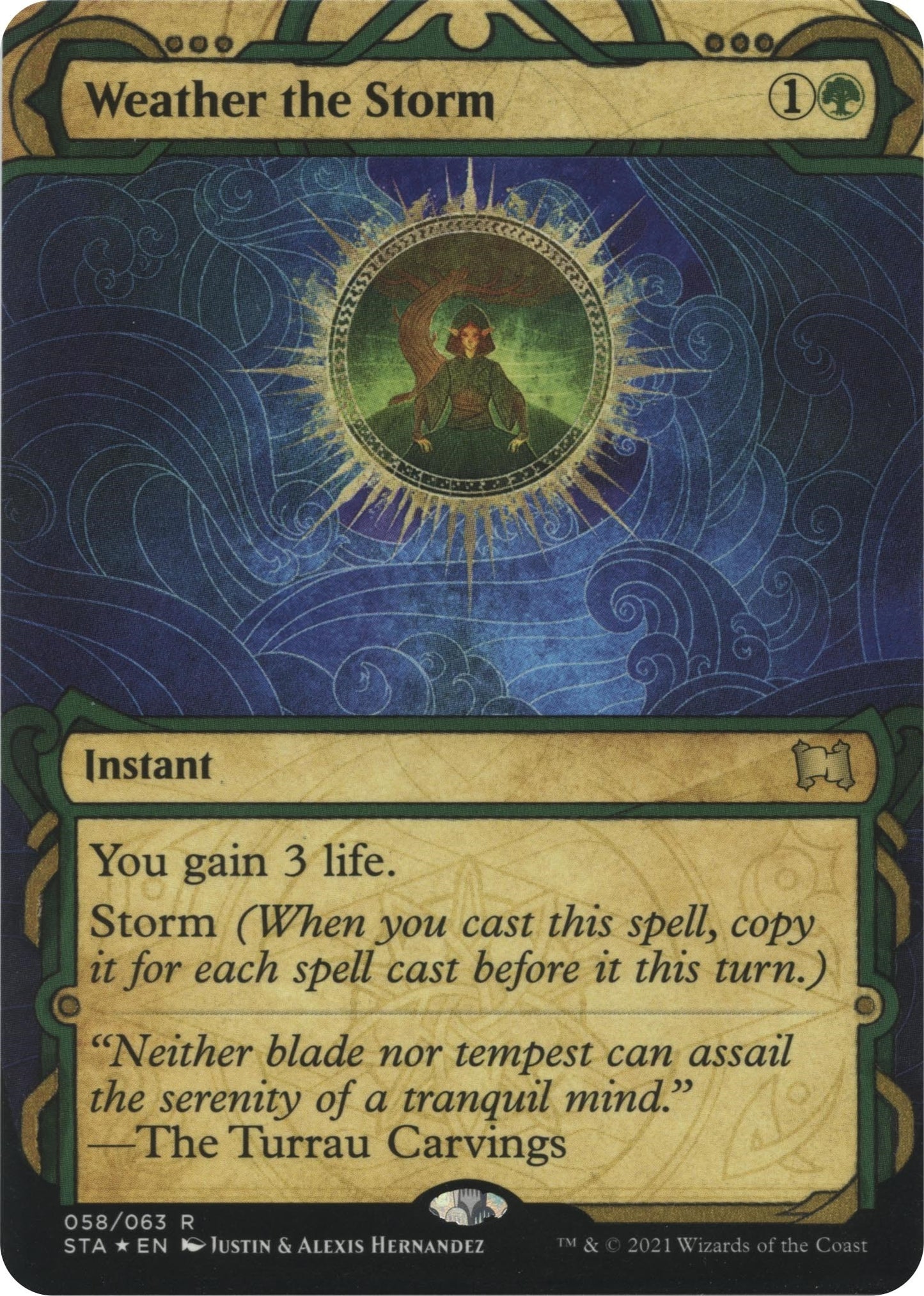 Image for Weather the Storm (Foil Etched) (58) (Strixhaven: Mystical Archives) - Magic: The Gathering