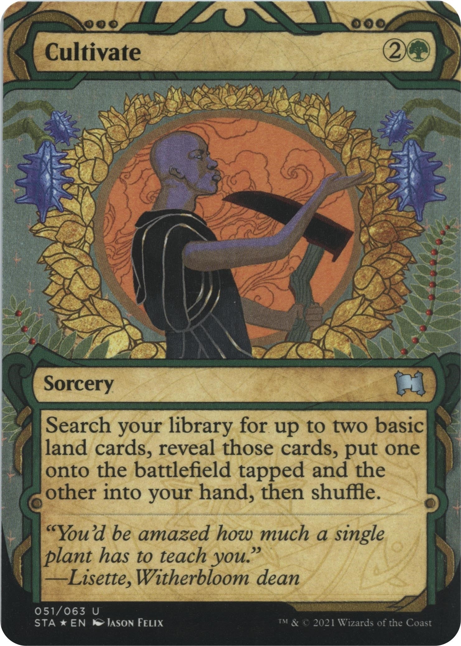 Image for Cultivate (Foil Etched) (51) (Strixhaven: Mystical Archives) - Magic: The Gathering