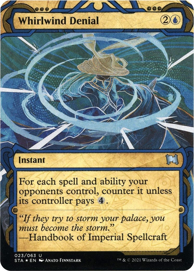 Image for Whirlwind Denial (Foil Etched) (23) (Strixhaven: Mystical Archives) - Magic: The Gathering