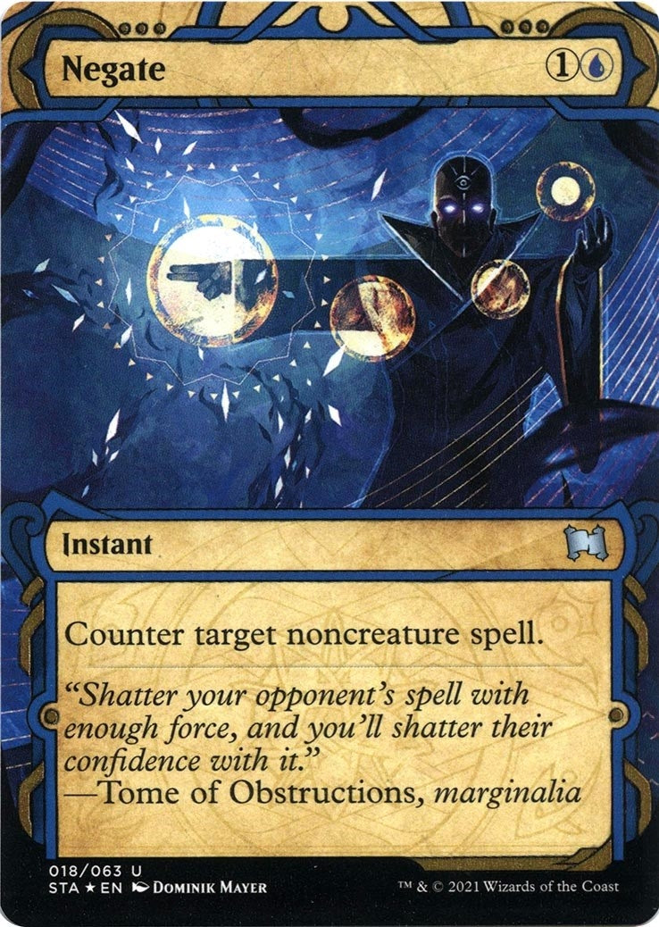 Negate (Foil Etched) (18) (Strixhaven: Mystical Archives)