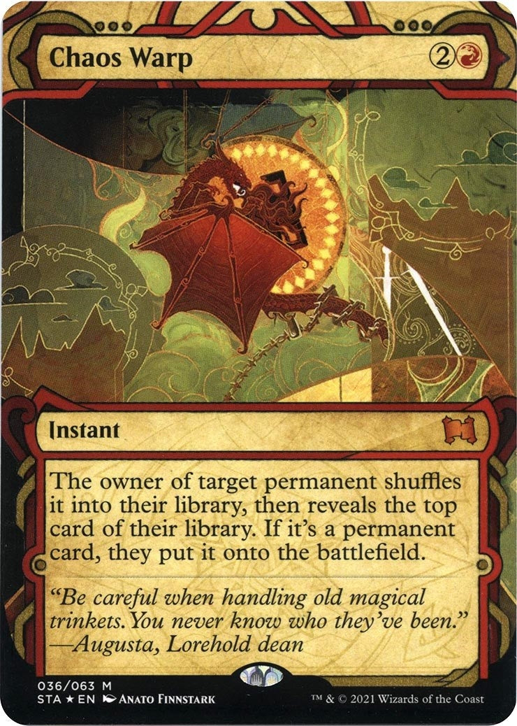 Chaos Warp (Foil Etched) (36) (Strixhaven: Mystical Archives)