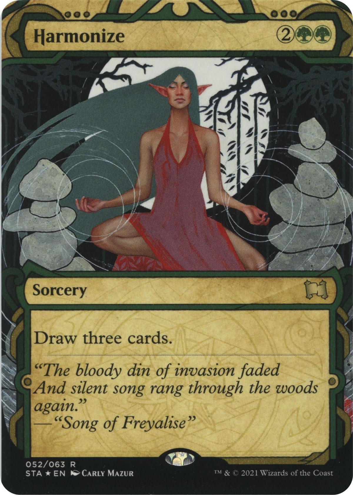 Harmonize (Foil Etched) (52) (Strixhaven: Mystical Archives)
