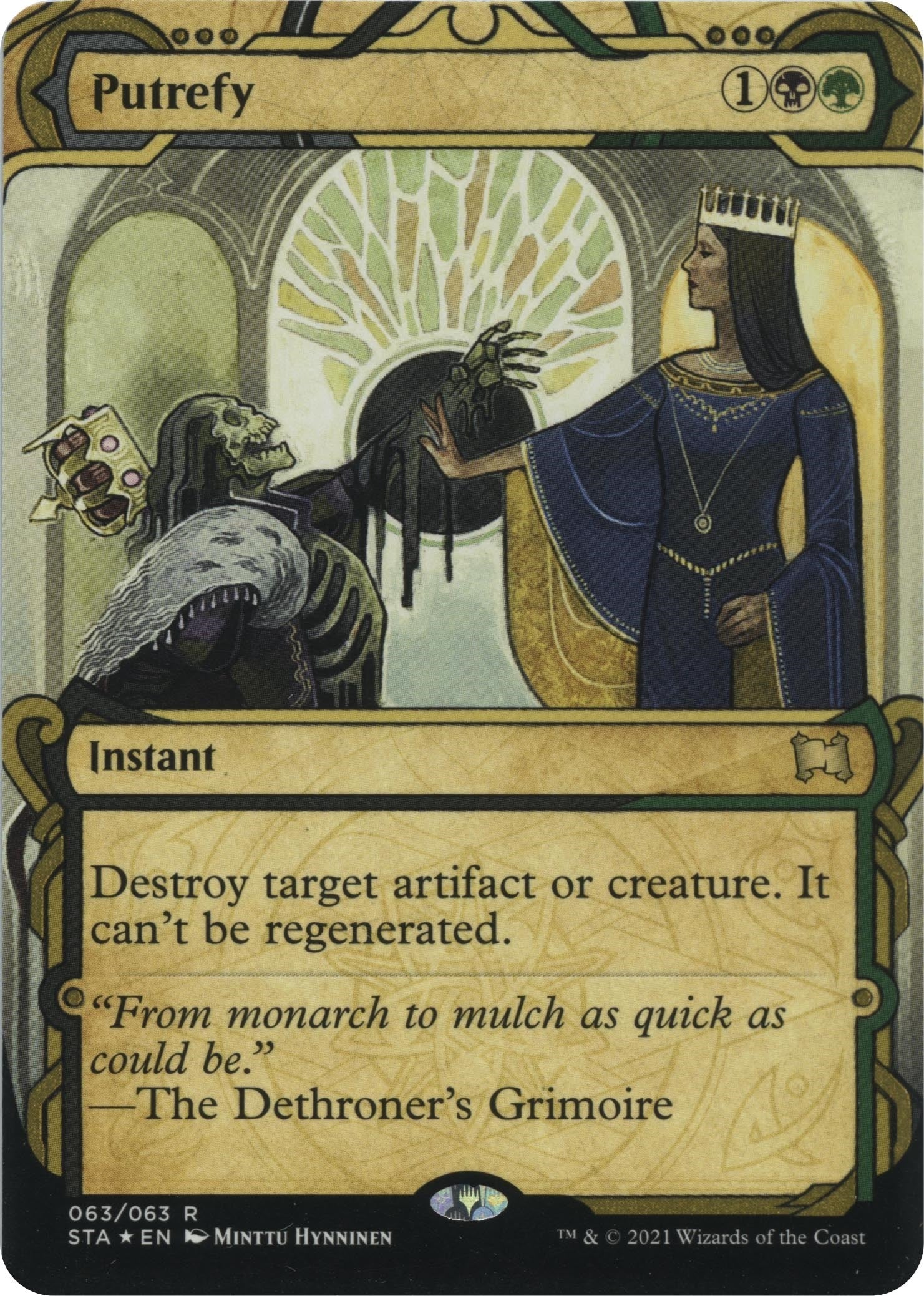 Image for Putrefy (Foil Etched) (63) (Strixhaven: Mystical Archives) - Magic: The Gathering