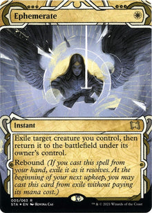 Ephemerate (Foil Etched) (5) (Strixhaven: Mystical Archives)