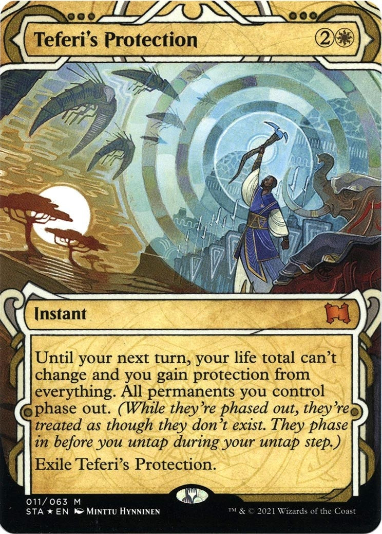 Image for Teferi's Protection (Foil Etched) (11) (Strixhaven: Mystical Archives) - Magic: The Gathering