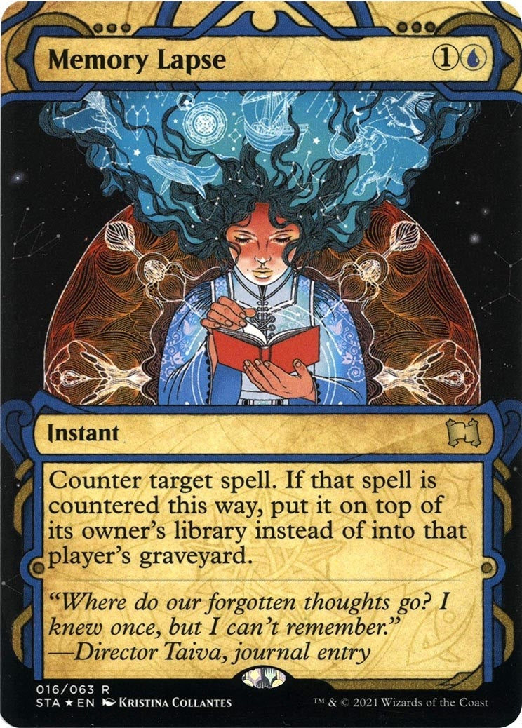 Memory Lapse (Foil Etched) (16) (Strixhaven: Mystical Archives)