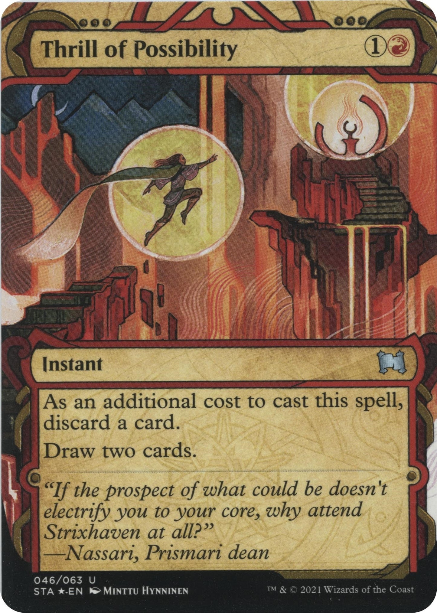Image for Thrill of Possibility (Foil Etched) (46) (Strixhaven: Mystical Archives) - Magic: The Gathering