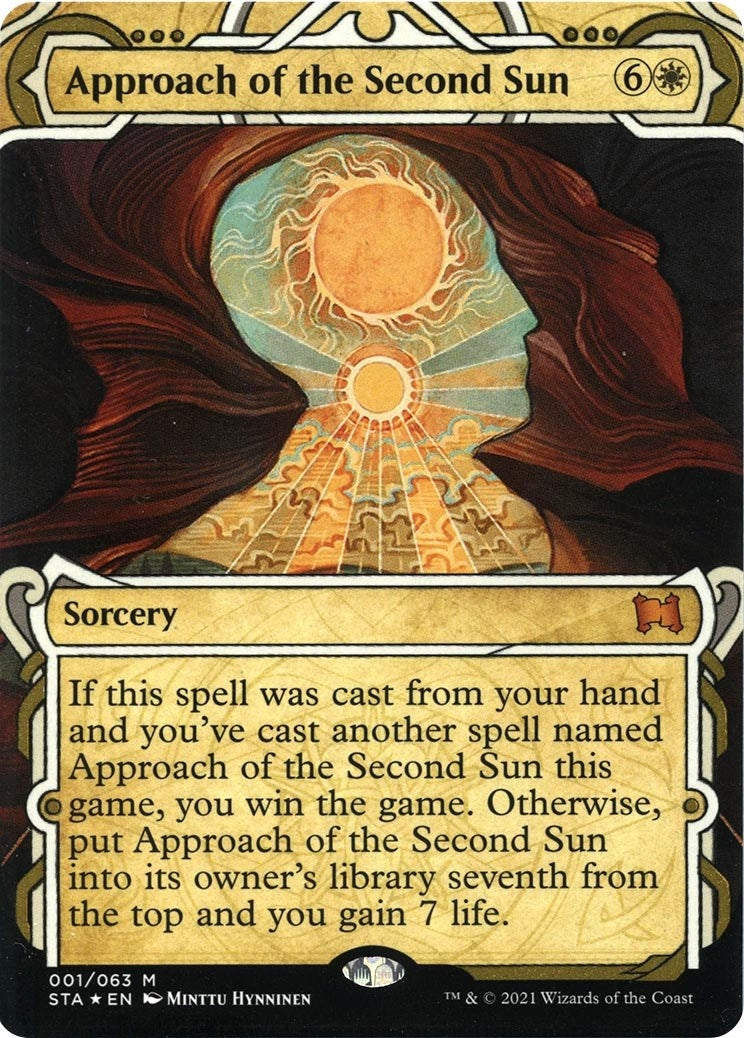 Image for Approach of the Second Sun (Foil Etched) (1) (Strixhaven: Mystical Archives) - Magic: The Gathering
