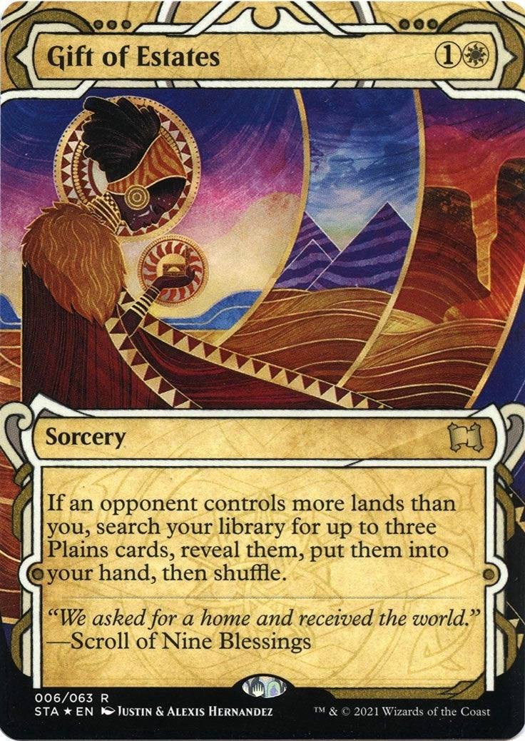 Image for Gift of Estates (Foil Etched) (6) (Strixhaven: Mystical Archives) - Magic: The Gathering
